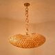 Handcrafted Bamboo Wave Pendant Lamp